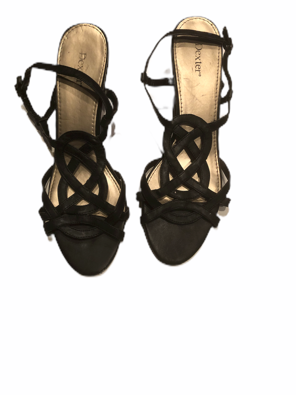 3 inch black wedge sandals