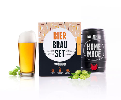  Simpelbrouwen® Bierbrauset Geschenkbox - Blondes Bier - Brauen  Sie Ihr eigenes Bier - Brauen Sie Bier Starter Kit - originelles Geschenk -  Geschenk für Mann - Geschenk für Frau