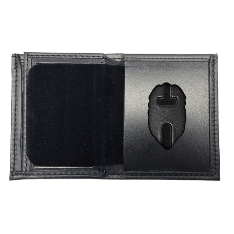 florida corrections doc department badge bifold wallet hidden small