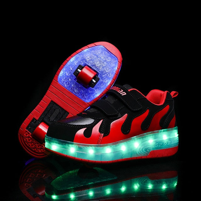 white light up heelys