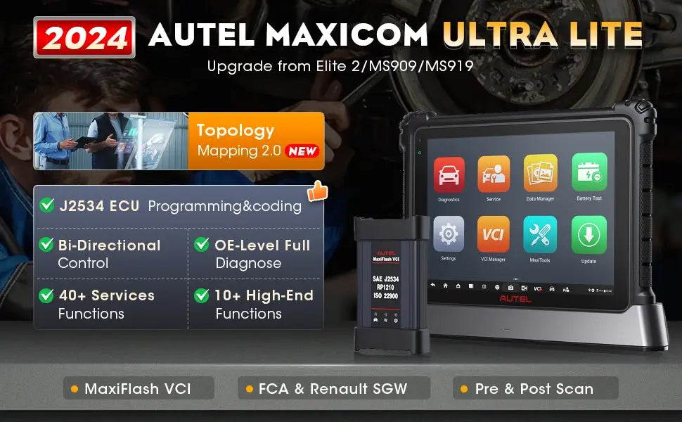Autel MaxiCOM Ultra Lite Automotive Full Systems Diagnostic Tool