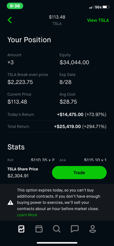 Example or returns