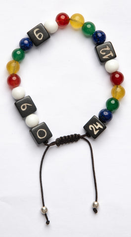 nutribeads bracelet with roman numbers