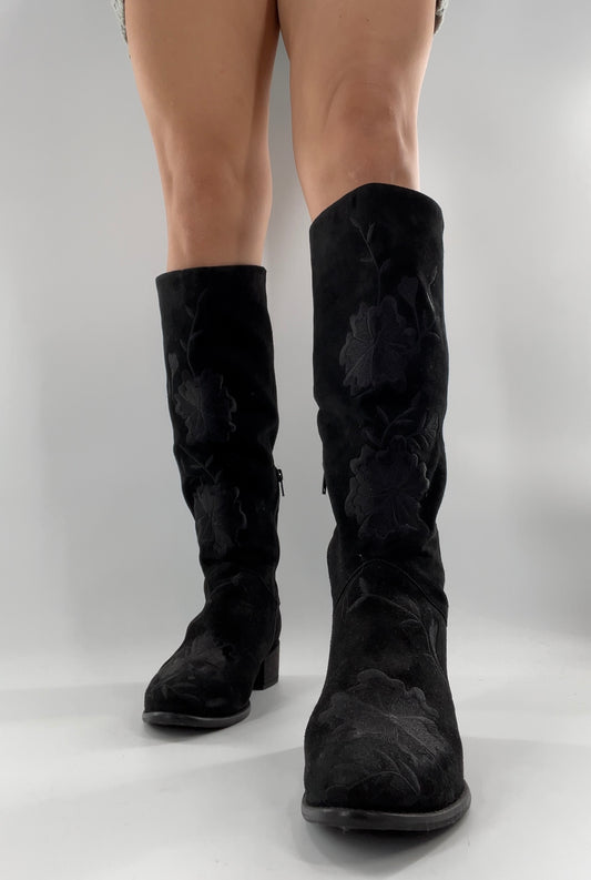 Michael Kors snakeskin pattern boots – The Thrifty Hippy