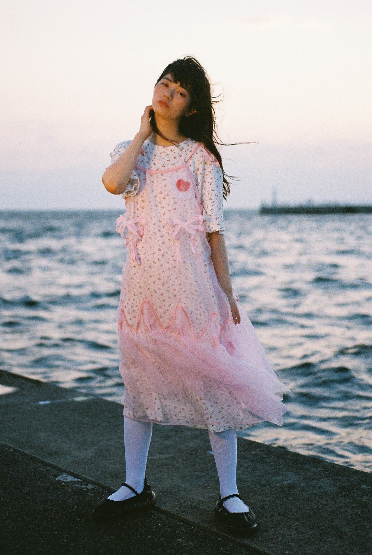 jennyfax mikiosakabe シャツカラーワンピース pink - beaconparenting.ie