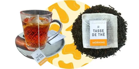 recette Morning thé noir Earl Grey bergamote bio sachets de thé personnalisés