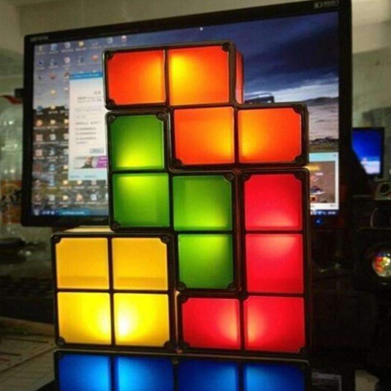 Tetris Light Stackable Led Desk Lamp Flapzen