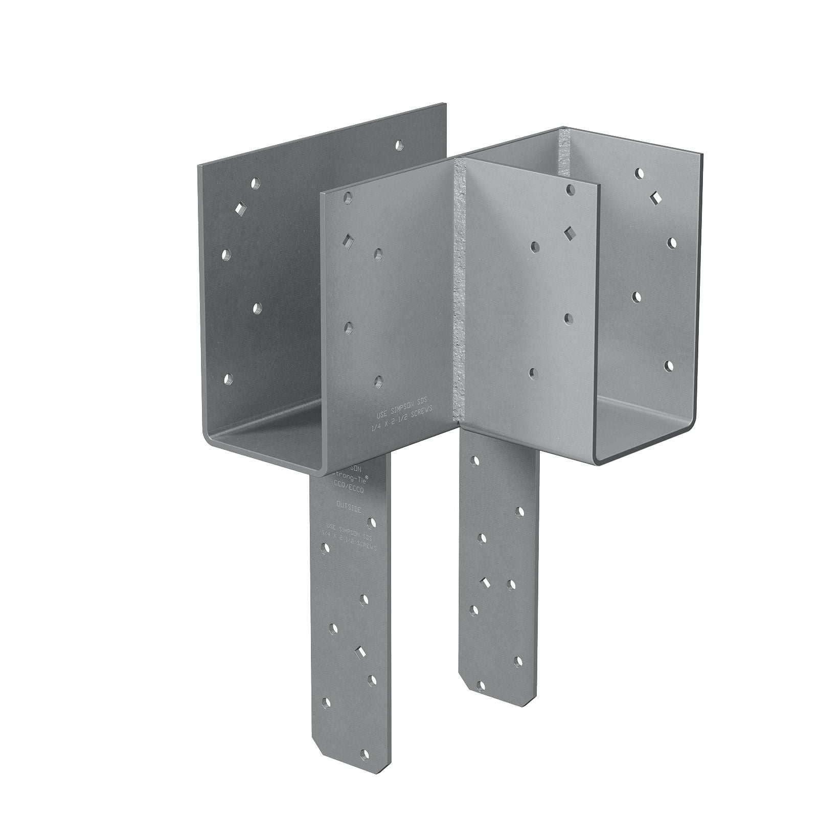 Simpson CCQ4X-SDS2.5 Column Cap for 4X Beam, Variable Post W