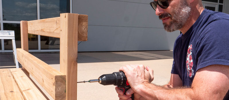 How to Build a Garden Bench