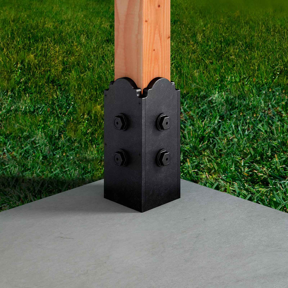 Simpson APBDW44 Composite 4x4 Decorative Post Base Cover   APBDW44.03 69dac51b Cdd4 40d2 8322 7a38a1249ebe 1000x1000 