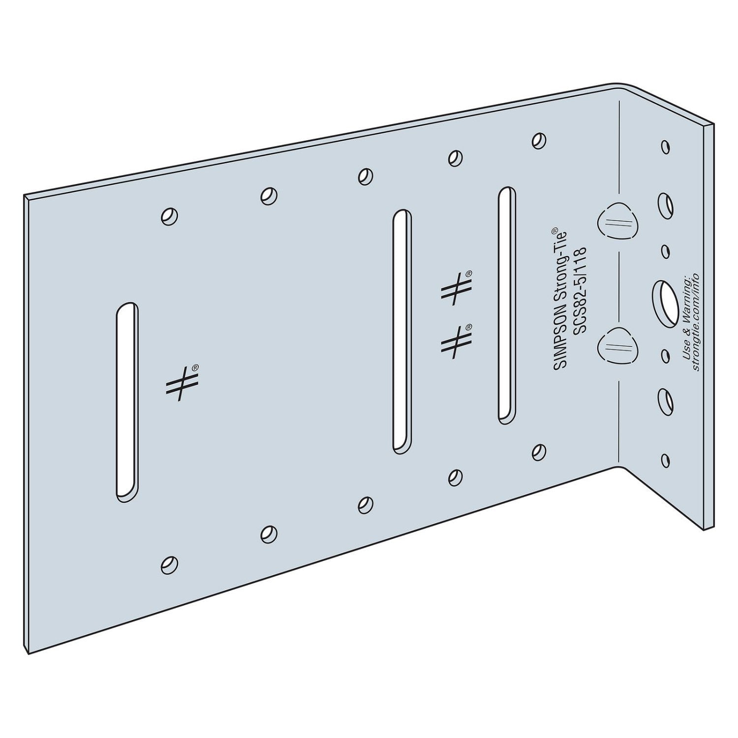 Simpson SCS32-5/97-KT25 Seismic Bypass Framing Connector