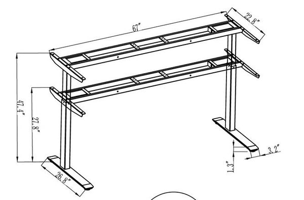 Elite Desk Dimensions | Apexdesk by Phil Zen