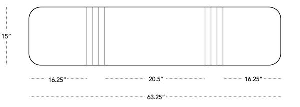 Cove Desk Partition Dimensions