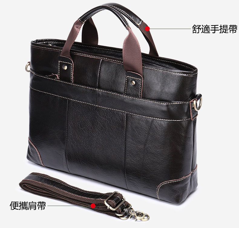 台灣李記皮具 李記 原創真皮手工 BUSINESS BRIEFCASE 歐美款 男士公事包 7708號 頭層牛皮包包 皮革 原創手工真皮 皮件