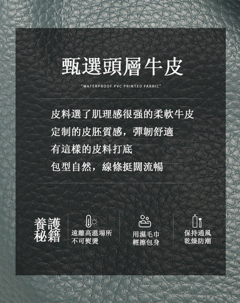 台灣李記皮具 李記 原創真皮手工                      簡約設計·自然で大容量托特包B1923號原創手工真皮 皮件