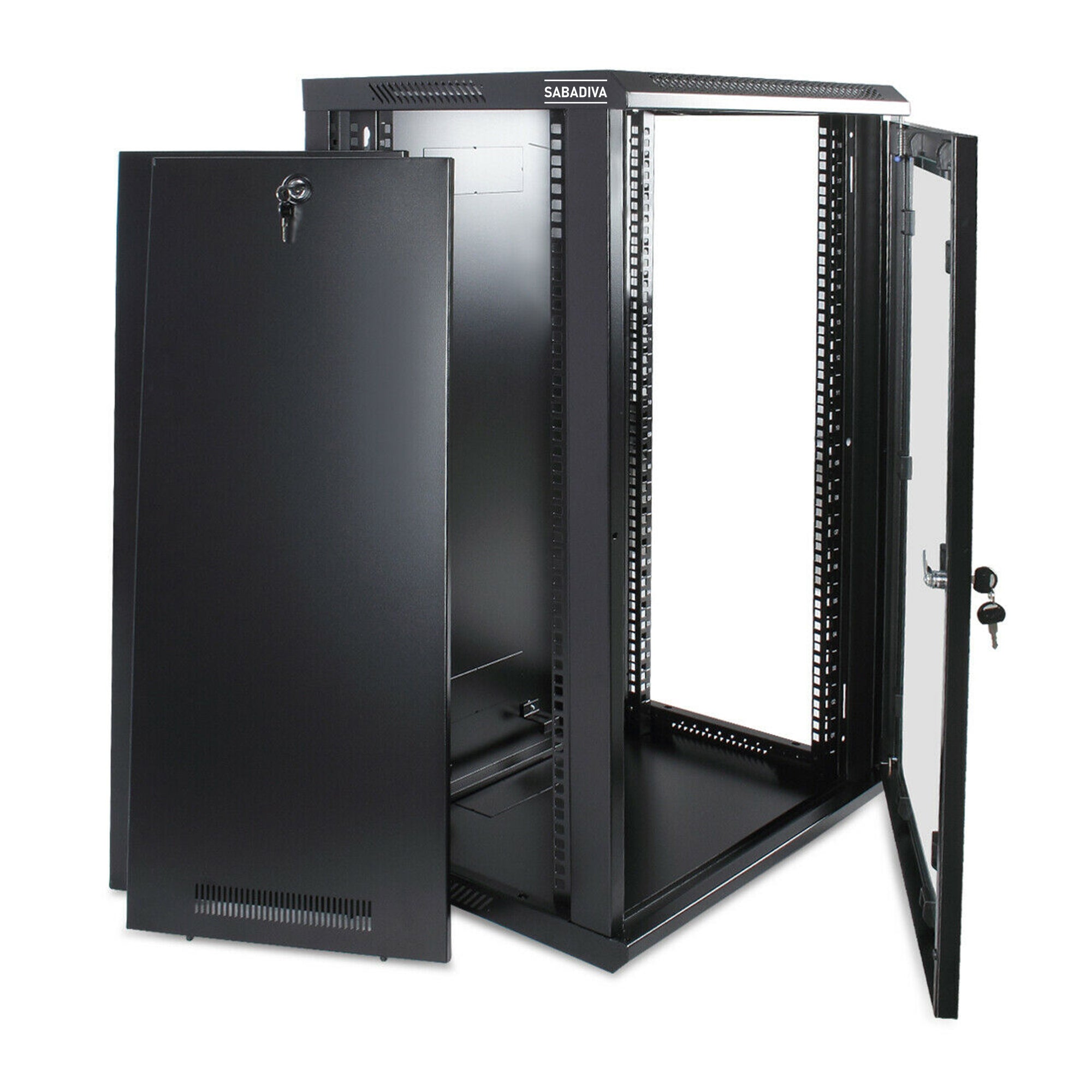 Sabadiva Network Rack Wall Mount Rack Server Rack 18u Security