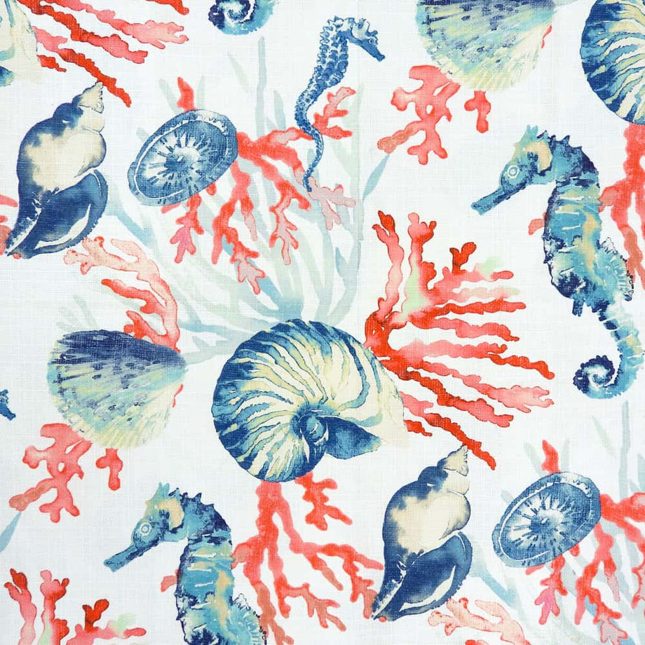 Fish Fabric by The Yard Ocean Life Upholstery Fabric for Chairs