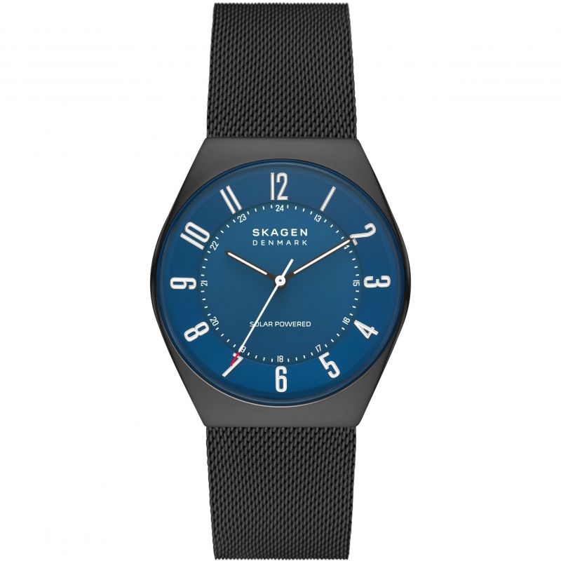 Skagen Melbye Automatic Midnight Stainless Steel Mesh Watch W12671