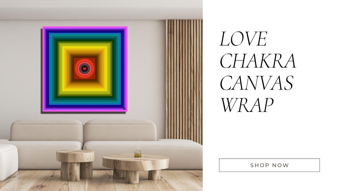 how to buy art online - love chakra - contemporary abstract art