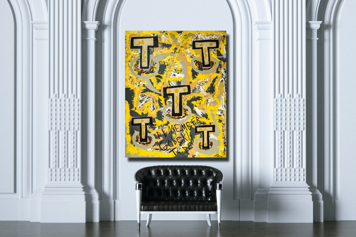 Gobekli Tepe Canvas Wrap Painting Contemporary Art Lauren Ross Design