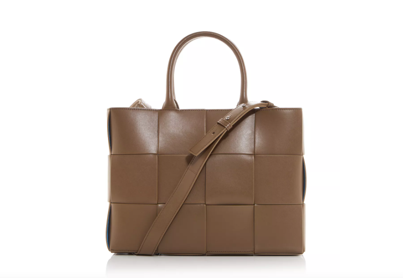 Bottega Veneta Small Arco Intreccio Leather Tote Shoulder Bag