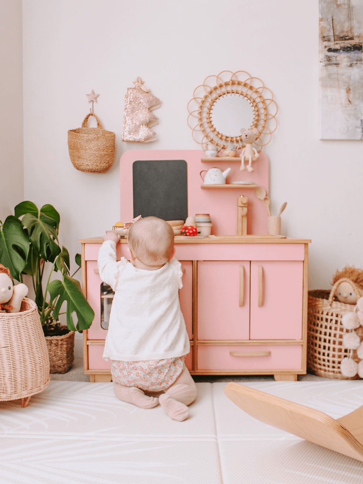 Montessori play kitchen