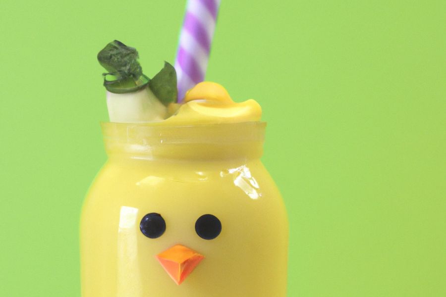 Chick-themed-smoothie