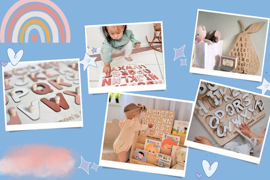 learning ABC wooden toys