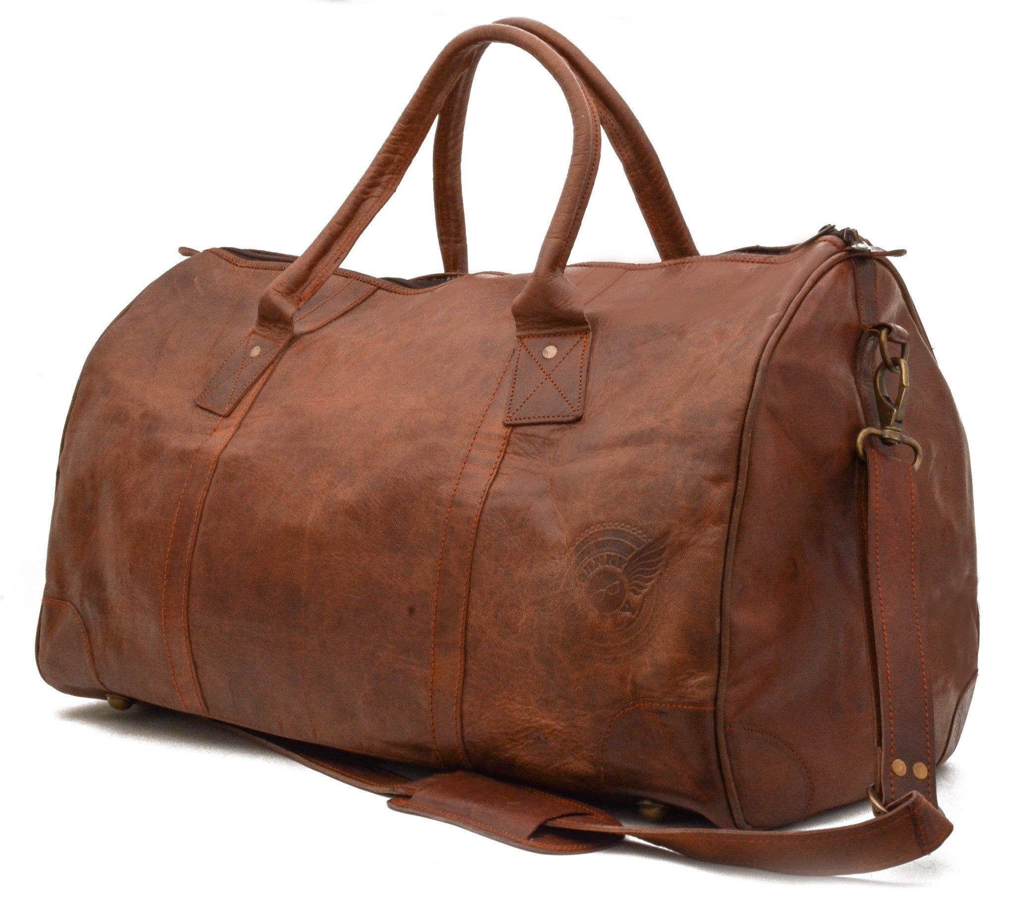 Leather Traveler Duffle – Valley Fly