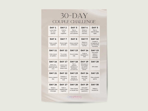 30 days couple challenges