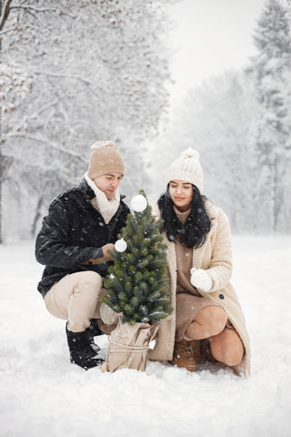 christmas photoshoot ideas - Snowy Winter Wonderland