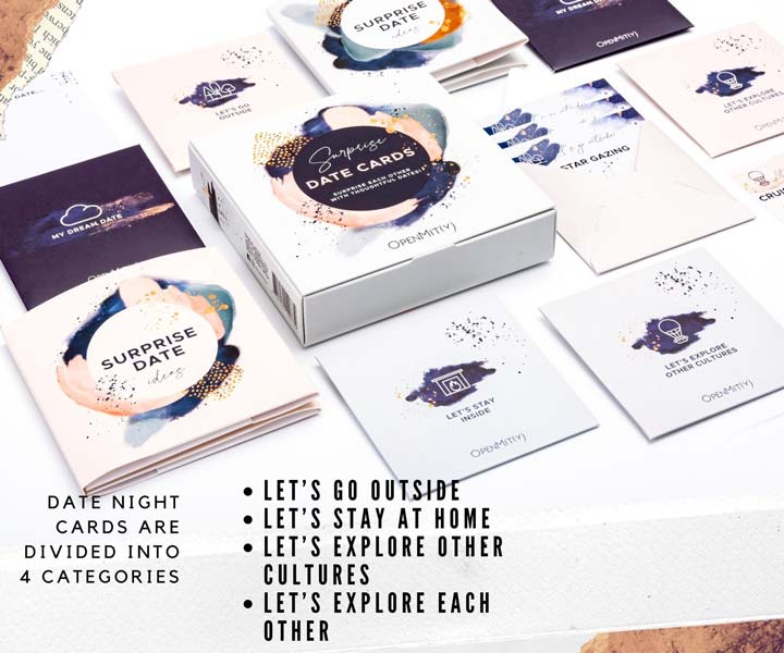 52 Date night cards OpenMity surprise ideas