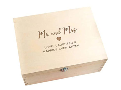 Wedding Keepsake Box for Mr. and