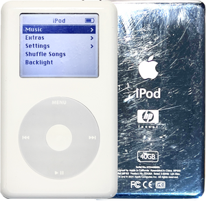 iPod Classic Generation Monochrome HP 20GB 40GB White – Elite Obsolete
