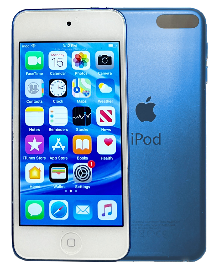 koud onbetaald geboren Refurbished Apple iPod Touch 6th Generation 32GB 128GB Blue New Batter –  Elite Obsolete Electronics