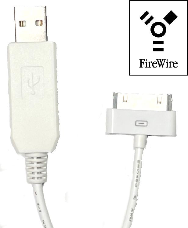 30-Pin USB to FireWire Charging Cable for iPod (Charging only - no dat –  Elite Obsolete Electronics