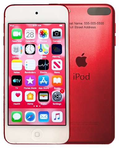 iPod touch 第6世代 128GB (PRODUCT)RED 付属品あり - ポータブル