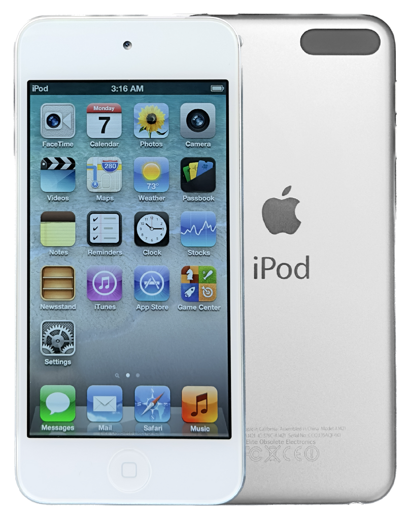 Apple iPod Touch 5th Generation 32GB Silver MD720LL/A Rare iOS 6.0 – Elite Obsolete Electronics