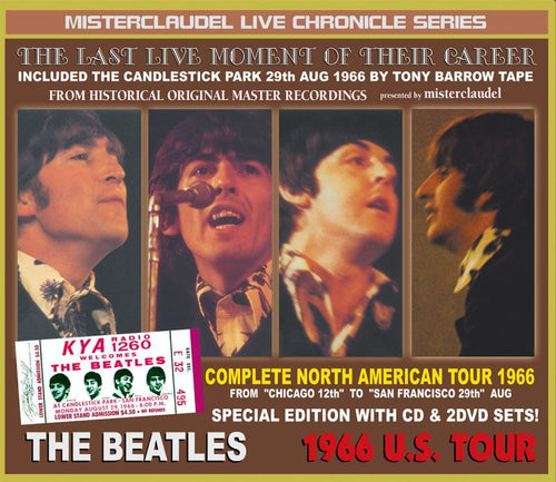 THE BEATLES / NORTH AMERICAN TOUR 1965 【2CD+2DVD】 – Music Lover 
