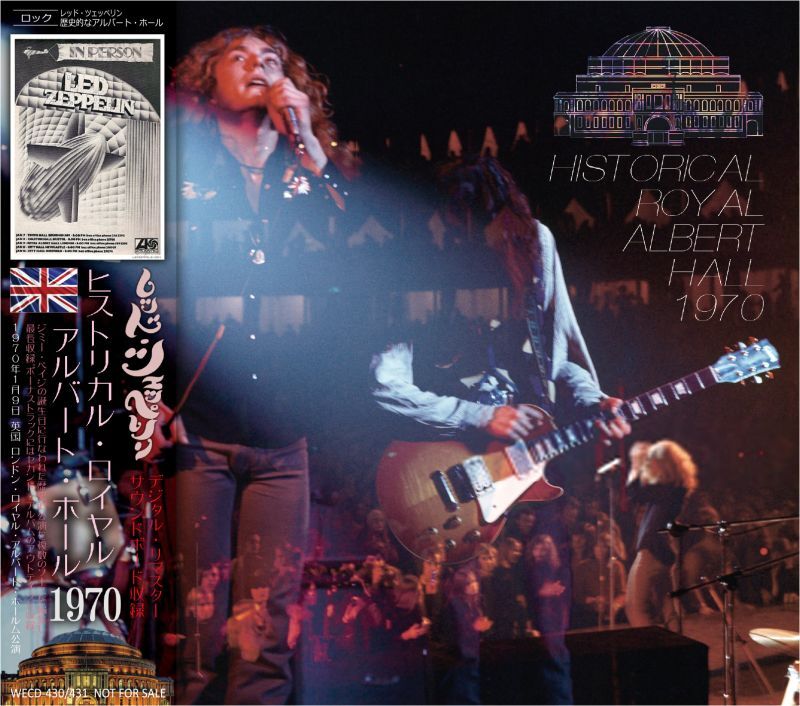 invadere Materialisme Kirkegård LED ZEPPELIN / HISTORICAL ROYAL ALBERT HALL 1970 (2CD) – Music Lover Japan