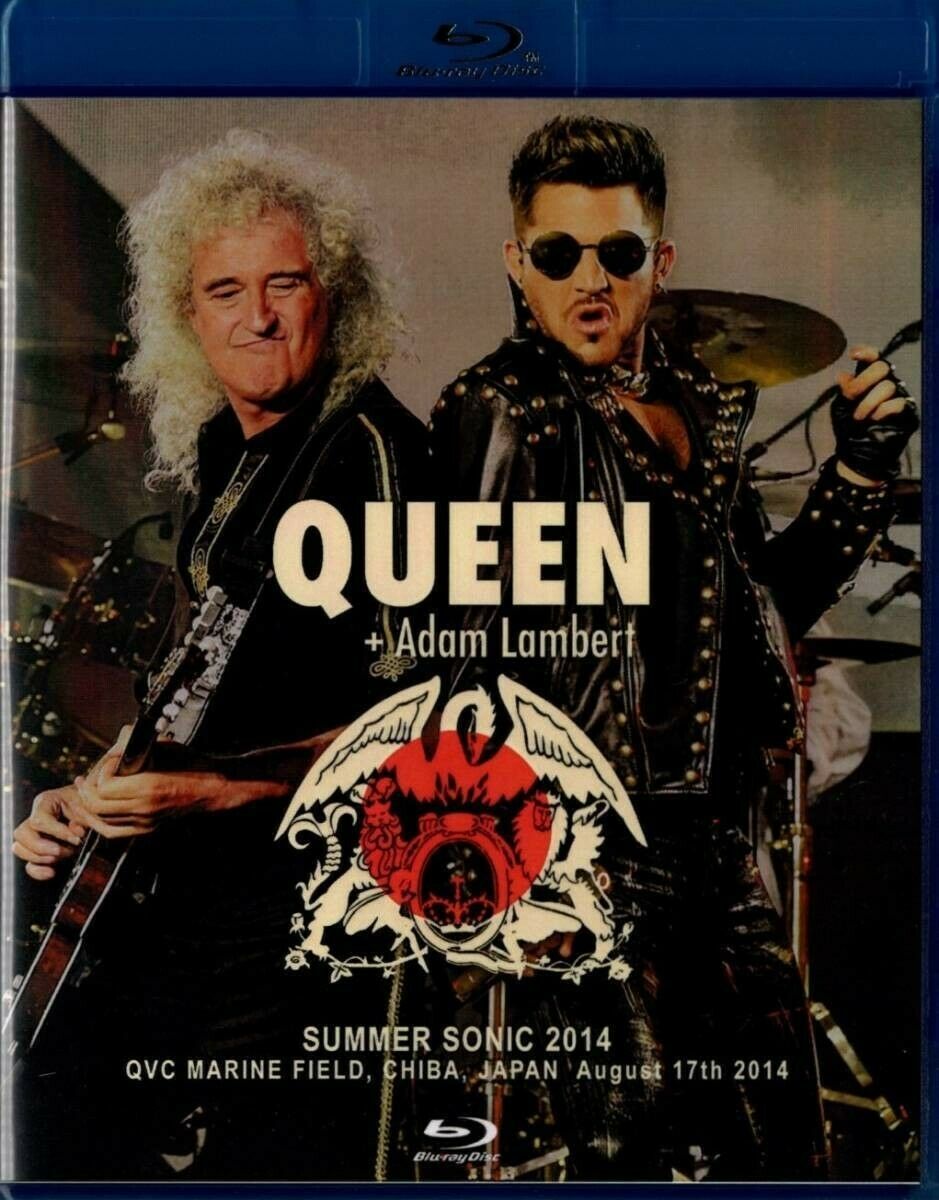 Queen Adam Lambert Summer Sonic 2014 Chiba Japan Blu-ray 1 Disc