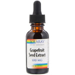 Solaray, Grapefruit Seed Extract, 100 mg, 1 fl oz (30 ml) - The Supplement Shop