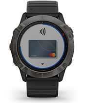 fēnix 6X Pro & Sapphire met Garmin Pay-scherm