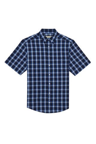 RM Williams Hervey Shirt - Navy/White Check