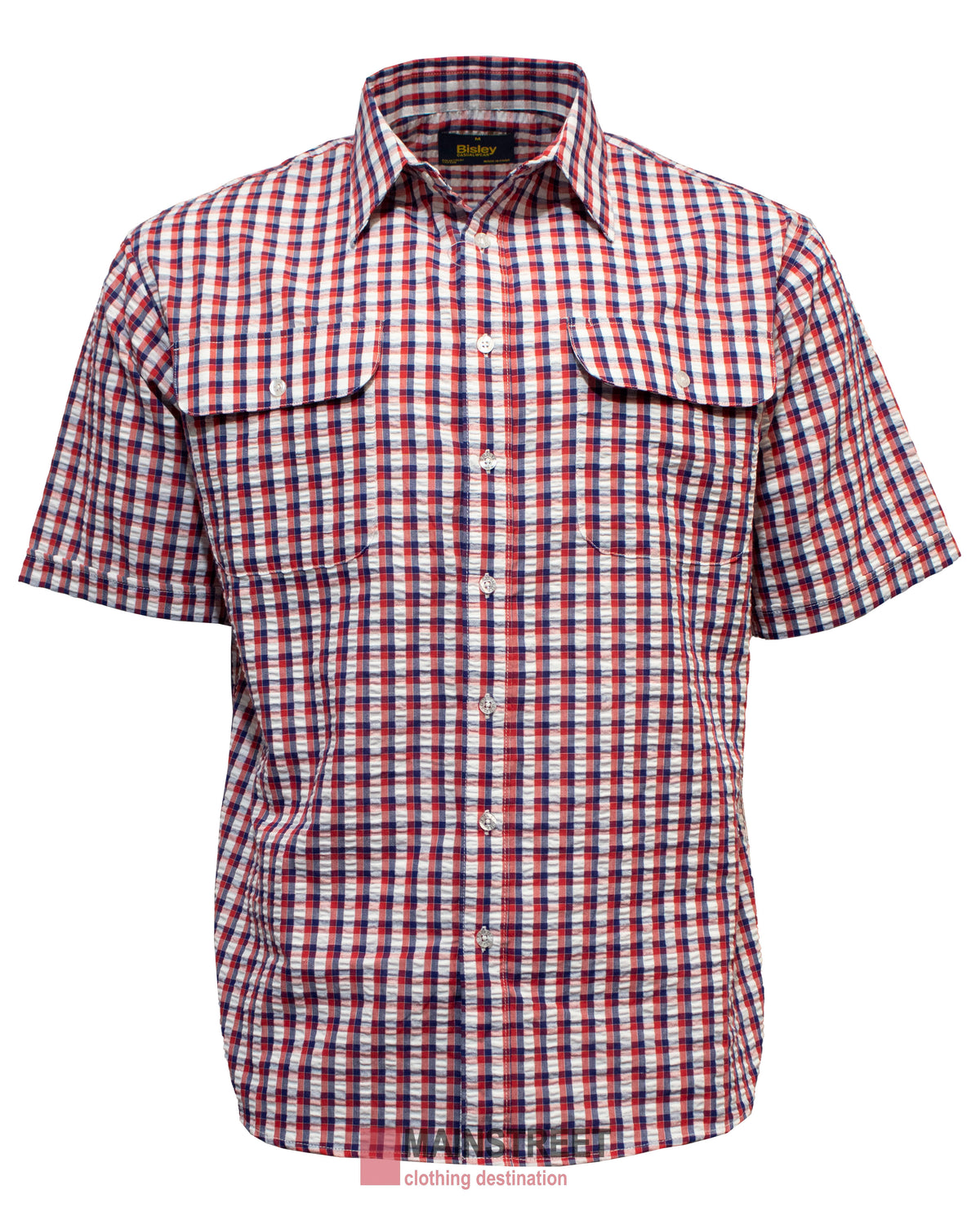 Bisley Countryman Seersucker Short Sleeve Shirt - Mainstreet Clothing