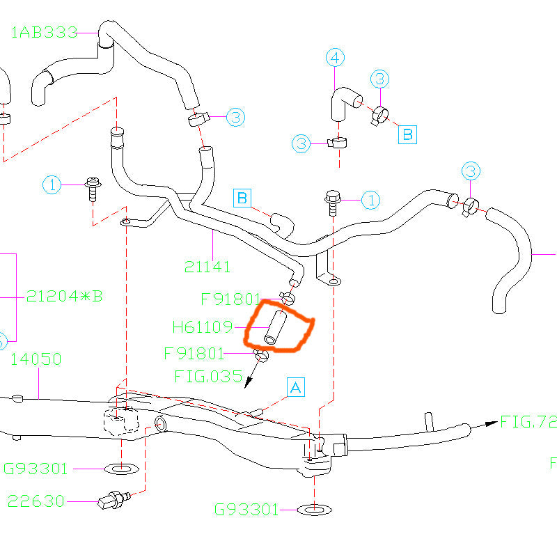 subaru coolant flush cost