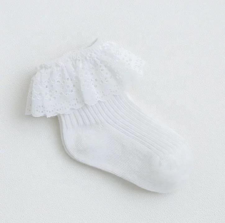 Chaussettes Vintage 12-24 Mois / Blanc