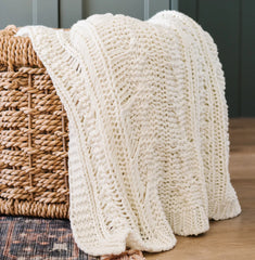 White Gather Throw Blanket from The Gathering Collection