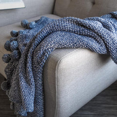 Navy Throw Blanket