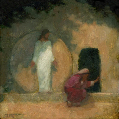 Why Weepest Thou by Artist J. Kirk Richards